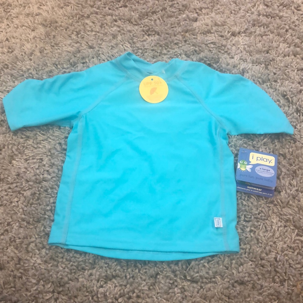 New With Tags I play short sleeve rash guard